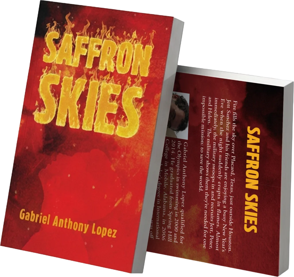 Cover of Saffron Skies